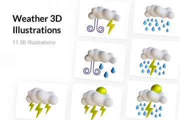 Météo Pack 3D Illustration