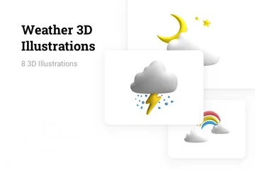 Météo Pack 3D Illustration