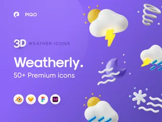 Météo Pack 3D Illustration