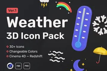 Météo Pack 3D Icon