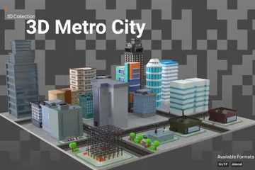 Metro City 3D Icon Pack