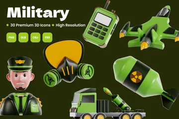 Militaire Pack 3D Icon