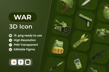 Military 3D Icon Pack