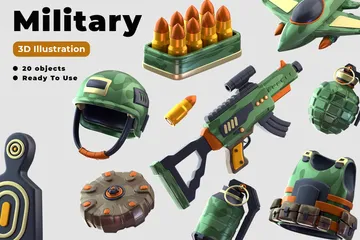 Military 3D Icon Pack