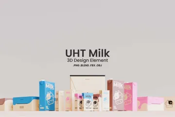 Milk 3D Icon Pack