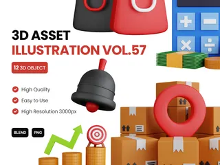 Miscellaneous 3D Icon Pack