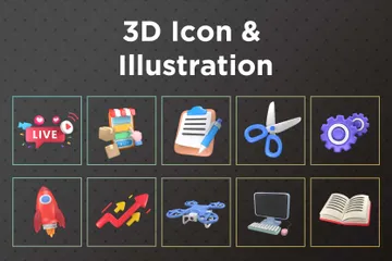 Miscellaneous 3D Icon Pack