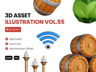 Miscellaneous 3D Icon Pack