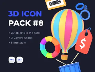 Miscellaneous 3D Illustration Pack