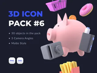 Miscellaneous 3D Illustration Pack