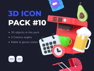 Miscellaneous 3D Illustration Pack