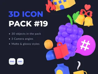 Miscellaneous 3D Illustration Pack