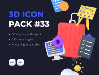 Miscellaneous 3D Illustration Pack