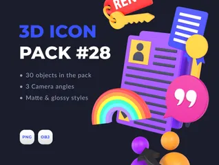 Miscellaneous 3D Illustration Pack