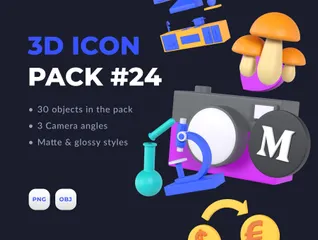 Miscellaneous 3D Illustration Pack