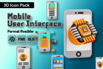 Mobile UI 3D Icon Pack