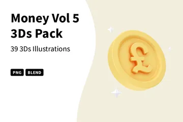 Money Vol 5 3D Icon Pack