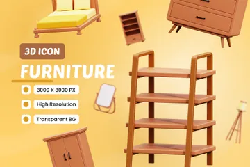Muebles Paquete de Icon 3D