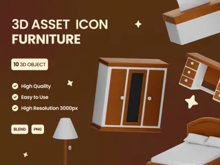 Muebles Paquete de Icon 3D