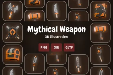 神話の武器 3D Iconパック