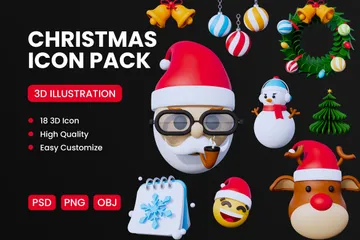 Natal 3D Icon Pack