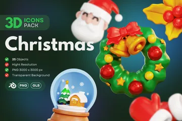 Natal Pacote de Icon 3D