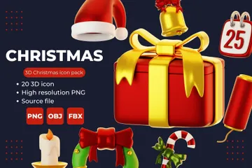 Natal 3D Icon Pack