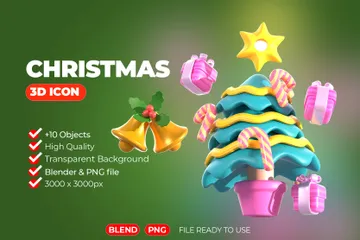 Natal Pacote de Icon 3D