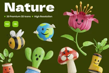 Natur 3D Icon Pack