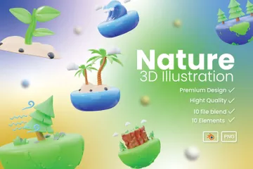 Natur 3D Icon Pack