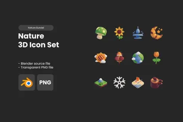 Natur 3D Icon Pack