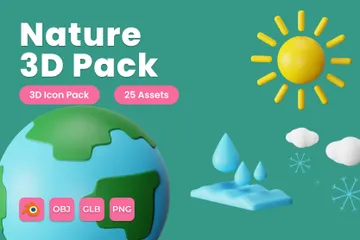 Naturaleza Paquete de Icon 3D