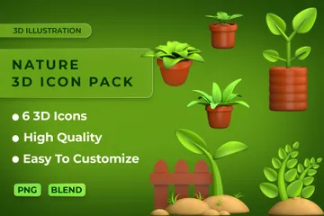 Nature 3D Icon Pack