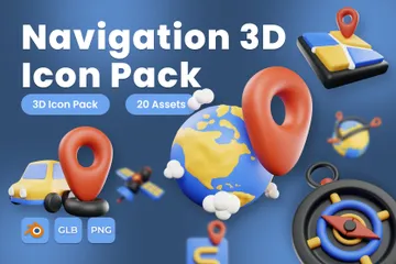 Navegación Paquete de Icon 3D