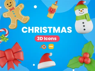 Navidad Paquete de Icon 3D