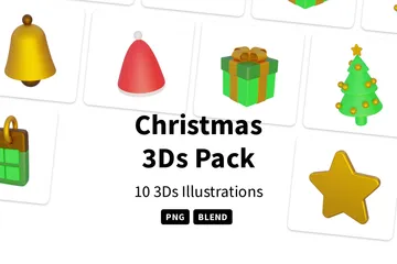 Navidad Paquete de Icon 3D