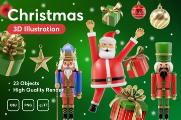Navidad Paquete de Icon 3D