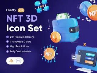 NFT 3D Icon Pack