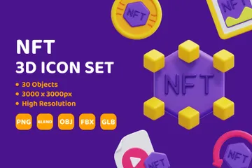 NFT Pack 3D Icon