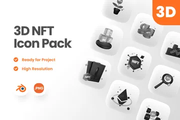 NFT Paquete de Icon 3D