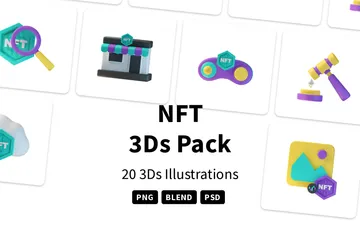 NFT 3D Icon Pack