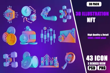 NFT 3D Illustration Pack