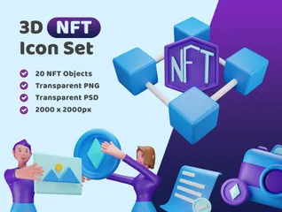 NFT 3D Illustration Pack