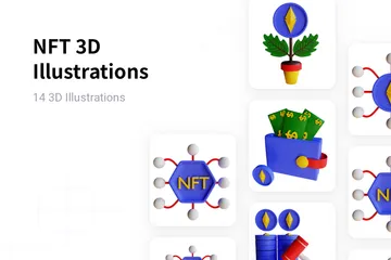 NFT 3D Illustration Pack