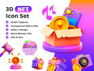 NFT 3D Illustration Pack