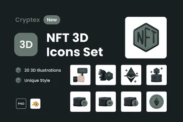 NFT 3D Illustration Pack