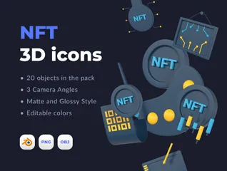 NFT Pacote de Illustration 3D