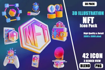 NFT Paquete de Icon 3D