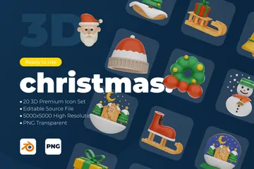 Noël 3D Illustration Pack