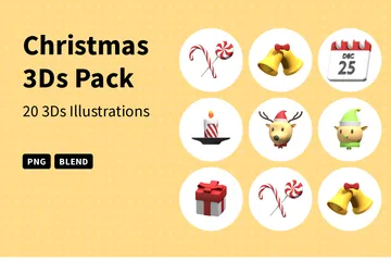 Noël 3D Icon Pack